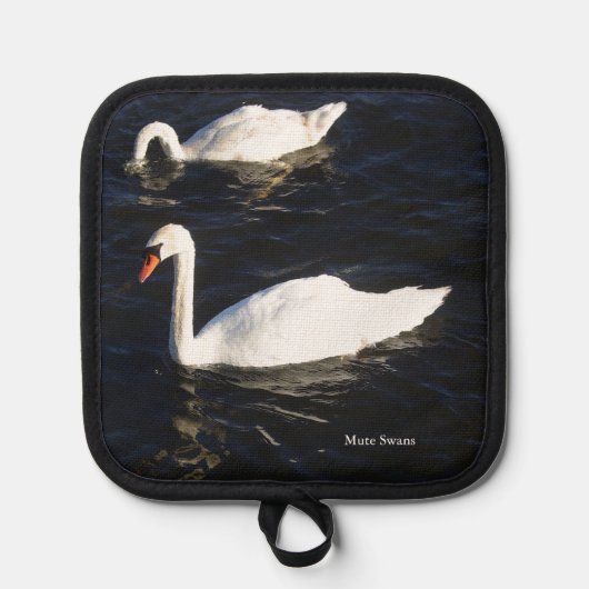 Pothalter für Mute Swans Topflappen (Vorderseite)