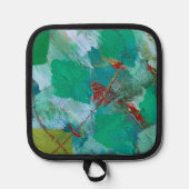 Potholder im Marmordesign Topflappen (Vorderseite)