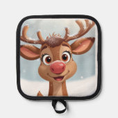 Potholder with Christmas design Topflappen (Vorderseite)