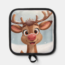 Potholder with Christmas design Topflappen