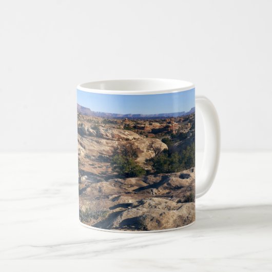 Pothole Point Trail im Canyonlands Nationalpark Kaffeetasse (VorderseiteRechts)