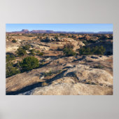 Pothole Point Trail im Canyonlands Nationalpark Poster (Vorne)