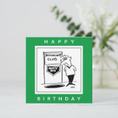 Potholing Club Eintritt in den  Karte (Stehend Vorderseite)