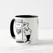 Potholing Club Tür. Potholer Tasse (Vorderseite Links)