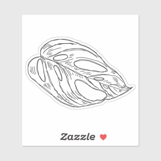 Pothos Leaf Sticker (Blatt)