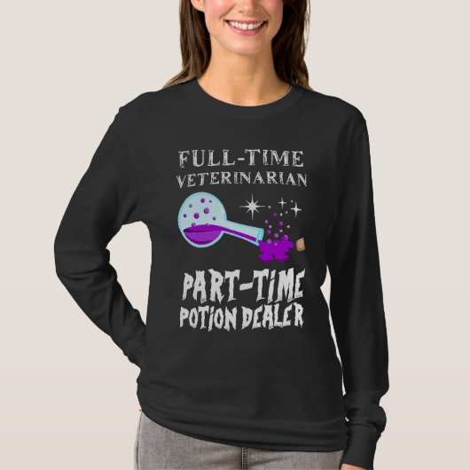 Potion Bottle Gothic Funny Veterinarian Costume Ha T-Shirt (Vorderseite)