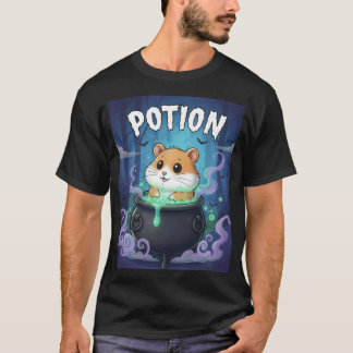 Potion – Cauldron Hamster Halloween TinyFur Tee