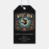Potion Halloween-Party Hexe's Brew-Geschenkmarke Geschenkanhänger (Vorderseite)