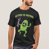 Potion in Motion Funny Dancing Monster Science Lab T-Shirt (Vorderseite)