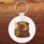 Potion of Joy Pug Keychains & Lanyards Schlüsselanhänger (Rückseite)
