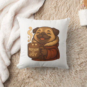 Potion of Joy Pug Kissen Süßer gemütlicher Weihn