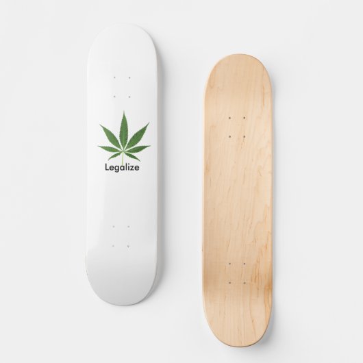 Potleaf, legalisieren skateboard (Vorderseite)