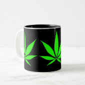 potleaf Tassenschwarzes Zweifarbige Tasse (Vorderseite Links)