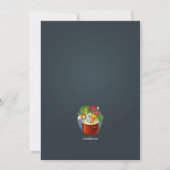 Potluck Dinner Party Einladung (Rückseite)