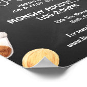 potluck dinner Party potluck Party laden Poster (Ecke)