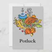 Potluck Einladung (Vorderseite)