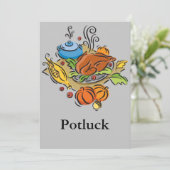 Potluck Einladung (Stehend Vorderseite)