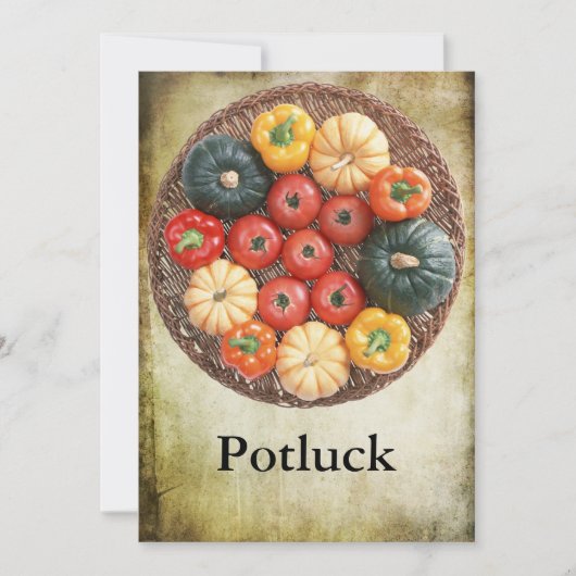 Potluck Einladung (Vorderseite)