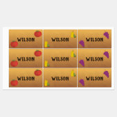 Potluck Etiketten (Blatt)