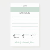 Potluck oder post-it klebezettel (Vorderseite)