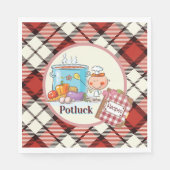 Potluck-Papier Serviette (Vorderseite)