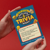 Potluck Trivia Night Party trifft sich Einladung