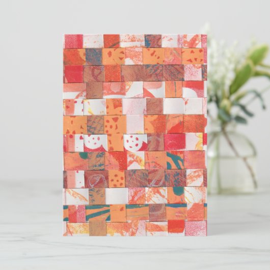 "Potluck" von Kim Codner entwirft Einladung (Stehend Vorderseite)