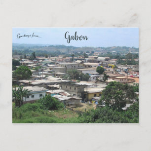 Poto Poto Market Area Franceville Gabon Postkarte