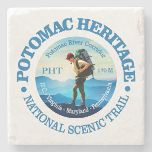 Potomac Heritage Trail (C) Steinuntersetzer