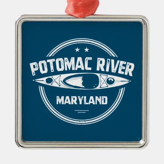 Potomac River, Maryland Ornament Aus Metall (Vorne)