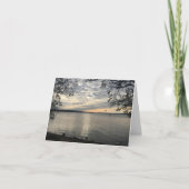Potomac River Sunset Note Card Dankeskarte (Vorderseite)