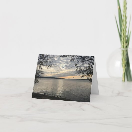 Potomac River Sunset Note Card Dankeskarte (Vorderseite)