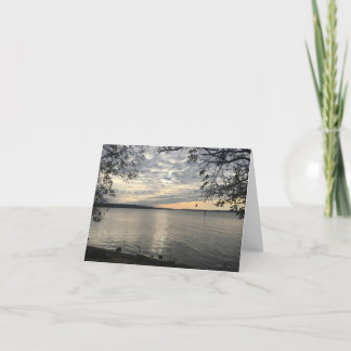 Potomac River Sunset Note Card Dankeskarte