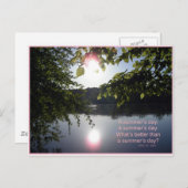 Potomac Summer Day Postkarte (Vorne/Hinten)