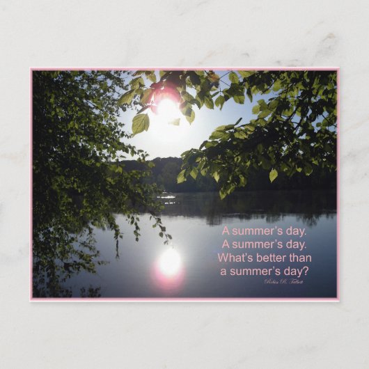 Potomac Summer Day Postkarte (Vorderseite)