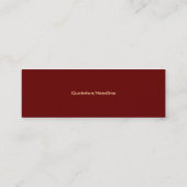 Potpourri (1) mini visitenkarte (Rückseite)