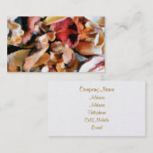 POTPOURRI-BLUME VISITENKARTE (Vorne/Hinten)