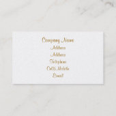 POTPOURRI-BLUME VISITENKARTE (Rückseite)