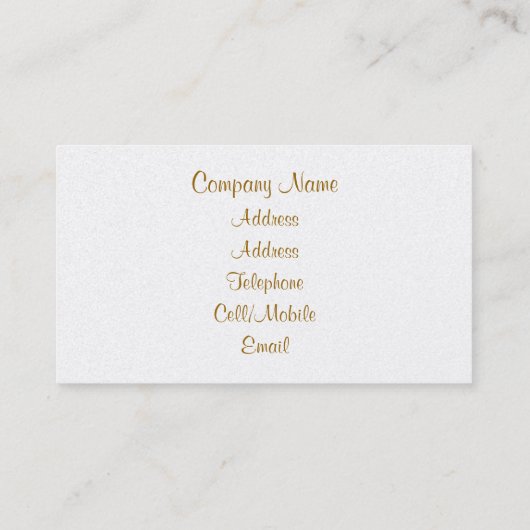 POTPOURRI-BLUME VISITENKARTE (Rückseite)