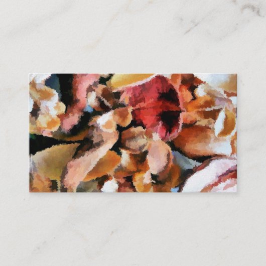 POTPOURRI-BLUME VISITENKARTE (Vorderseite)