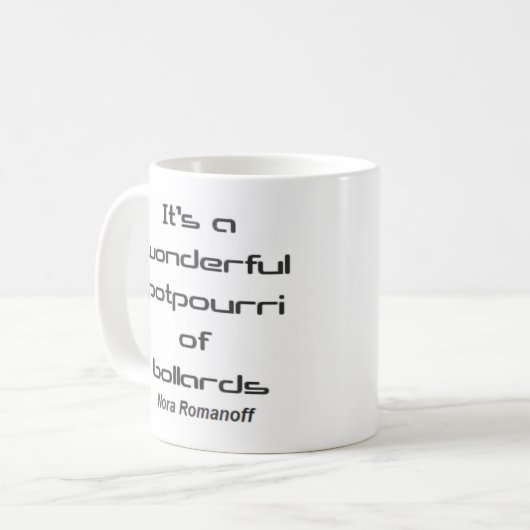 Potpourri-Pollen Kaffeetasse (Vorderseite Links)