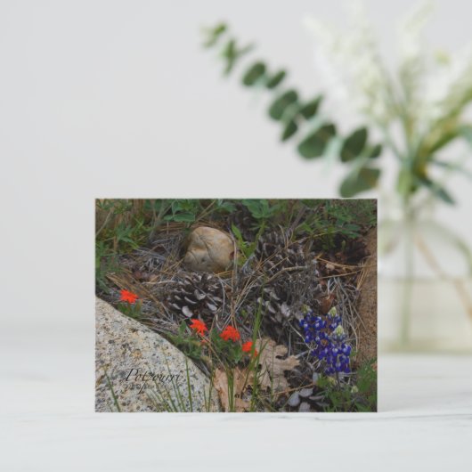 Potpourri Postkarte (Stehend Vorderseite)