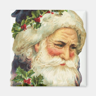 Potrait des Vintagen Weihnachtsmagneten des Vaters Magnet