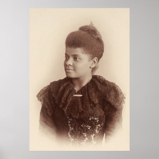 Potrait von Ida B. Wells von Mary Garrity (1893) Poster (Vorne)