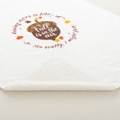 Pots Fall Theme Sherpa Blanket Sherpadecke (3/4)