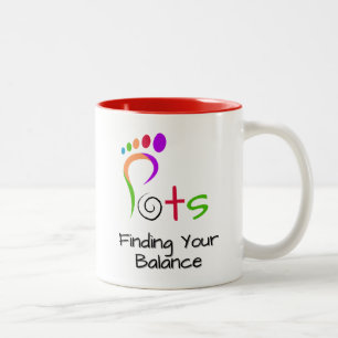 POTS - Finden Sie Ihren Saldo Zweifarbige Tasse