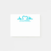 POTS...Heartbeat Post-it Klebezettel (Vorderseite)