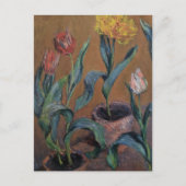 Pots of Tulips von Claude Monet Postcard Postkarte (Vorderseite)