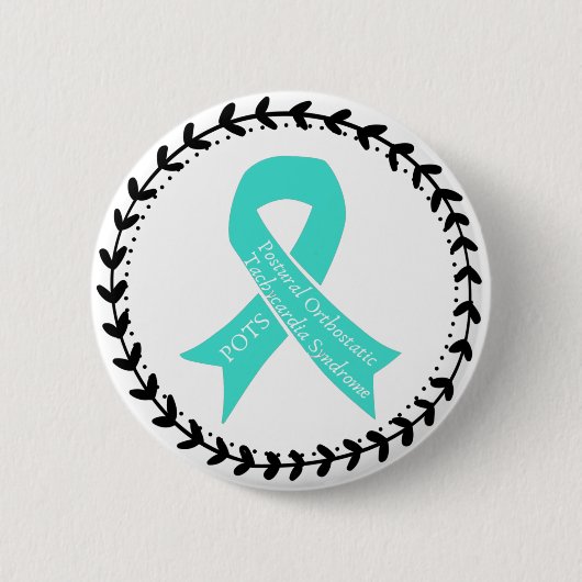 POTS Orthostatisches Tachykardie-Syndrom  Button (Vorderseite)