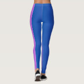 Pots sind so tachy Lila & blau Ombre Leggings (Rückseite)